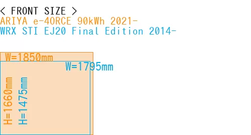 #ARIYA e-4ORCE 90kWh 2021- + WRX STI EJ20 Final Edition 2014-